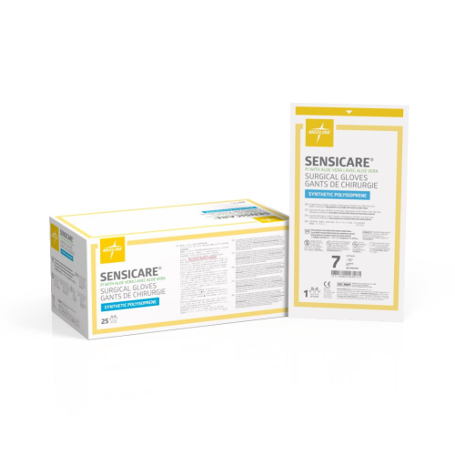 Medline Sensicare Aloe Sterile Gloves - Size 7 (Box of 25)