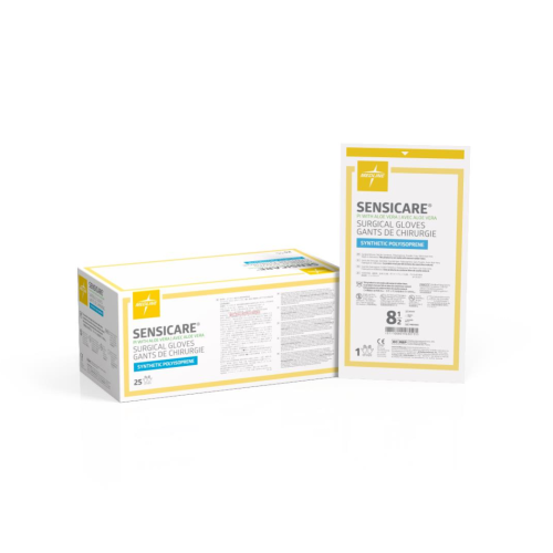 Medline Sensicare Aloe Sterile Gloves - Size 8.5 (Box of 25)