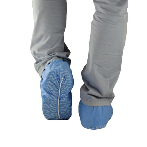 PRIMED PG4-122 Anti-Skid Shoe Covers X-Large Blue 100/Box