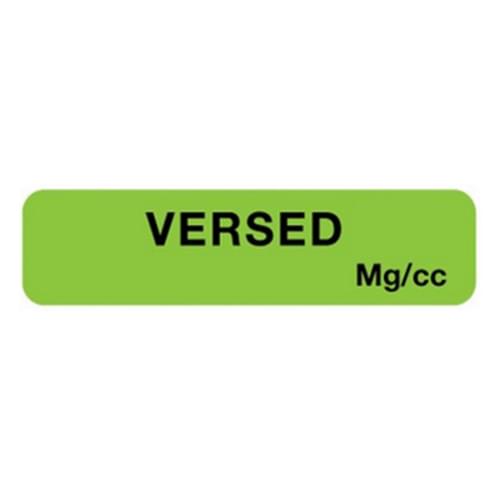 Versed Label Green Mg/cc