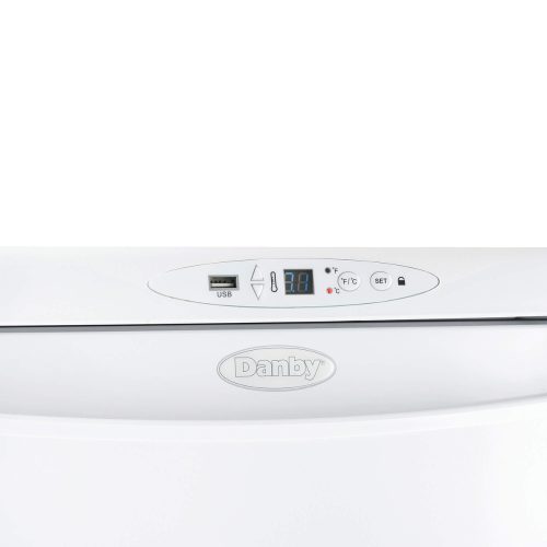 Danby Health 1.6 cu. ft. Countertop Medical Fridge With TMD NIST Certified Thermometer in White = 900-DH016A1W-T