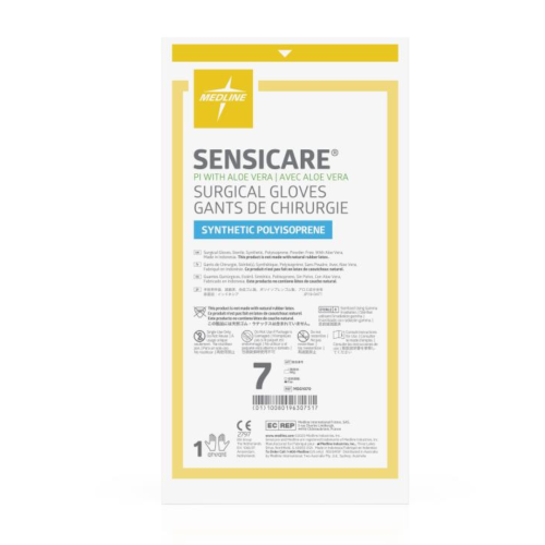 Medline Sensicare Aloe Sterile Gloves - Size 7 (Box of 25) = 900-MSG1070