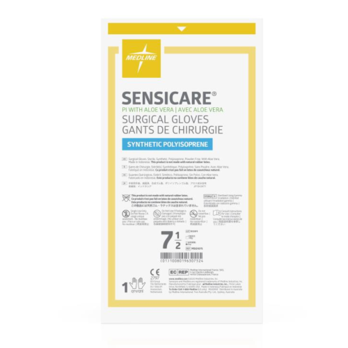 Medline Sensicare Aloe Sterile Gloves - Size 7.5 (Box of 25) = 900-MSG1075