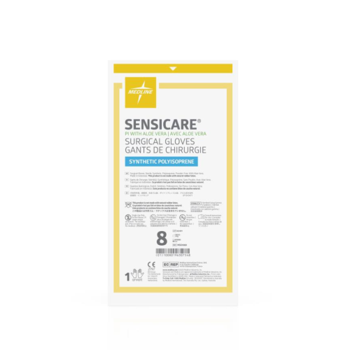 Medline Sensicare Aloe Sterile Gloves - Size 8 (Box of 25) = 900-MSG1080