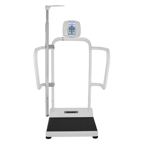 Health O Meter Model 1100KLHR Bariatric Platform Scale With Height Rod