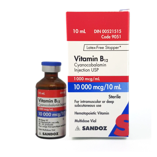 Sandoz Vitamin B12 Injectable Solution - 1000 mcg/10 mL = 550.12