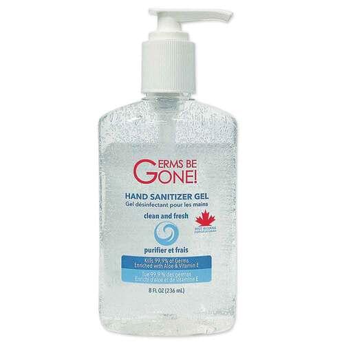 Hand Sanitizer Gel 236 mL 72% w/w (65% v/v) Ethyl Alcohol with Aloe & Vit E