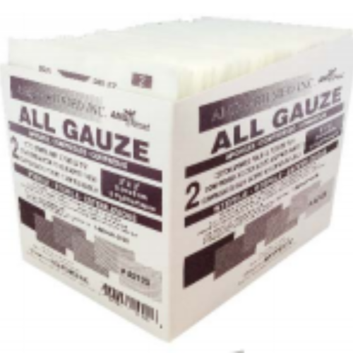 Sterile Woven Gauze Sponges, 12 Ply - 4" x 4" (25Packs/Tray)