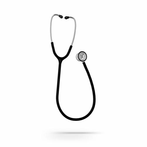 3M™ Littmann® Classic III™ Stethoscope, 5620C, Stainless Steel Chestpiece, Black Satin-Finish Tube - 27" = 350-5620C