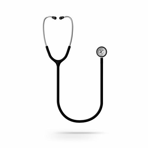 3M™ Littmann® Classic III™ Stethoscope, 5620C, Stainless Steel Chestpiece, Black Satin-Finish Tube - 27" = 350-5620C