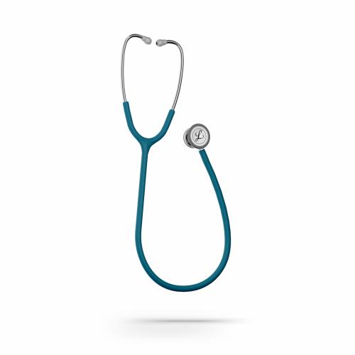 3M™ Littmann® Classic III™ Stethoscope, 5623C Stainless Steel Chestpiece, Caribbean Blue Satin-Finish Tube - 27" = 350-5623C
