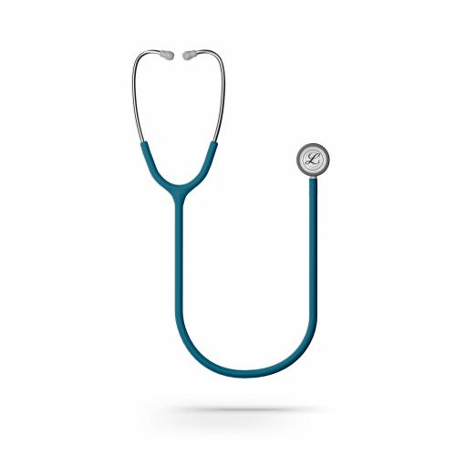 3M™ Littmann® Classic III™ Stethoscope, 5623C Stainless Steel Chestpiece, Caribbean Blue Satin-Finish Tube - 27" = 350-5623C