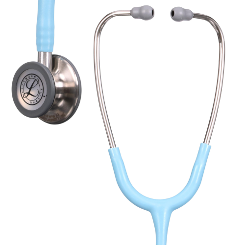 3M™ Littmann® Classic III™ Stethoscope, Stainless Finish Chestpiece, Marine Blue Satin Tube