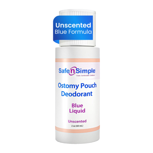 Safe n Simple Blue Ostomy Pouch Deodorant - 2oz