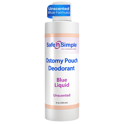 Safe n Simple Blue Ostomy Pouch Deodorant - 8oz