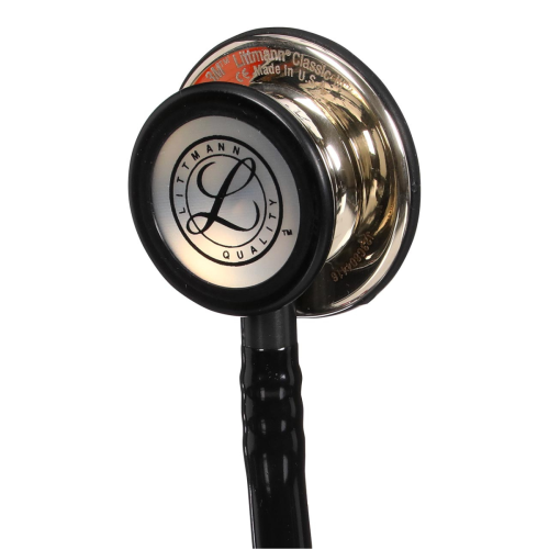 3M™ Littmann® Classic III™ Stethoscope, Champagne Chestpiece - Black Tube = 350-5861