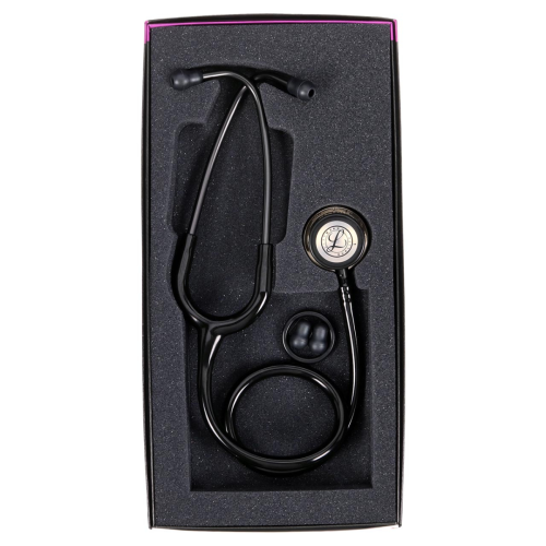 3M™ Littmann® Classic III™ Stethoscope, Champagne Chestpiece - Black Tube = 350-5861
