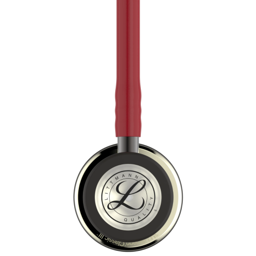 3M™ Littmann® Classic III™ Stethoscope, Champagne Chestpiece - Burgundy Tube = 350-5864