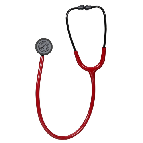 3M™ Littmann® Classic III™ Stethoscope, Black Chestpiece - Burgundy Tube = 350-5868