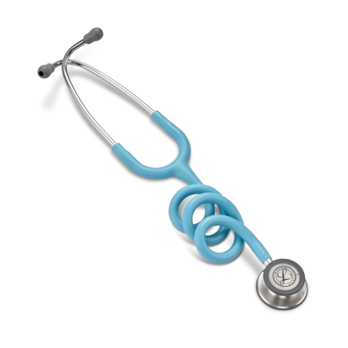 3M™ Littmann® Classic III™ Stethoscope, Stainless Finish Chestpiece, Marine Blue Satin Tube = 350-5912C