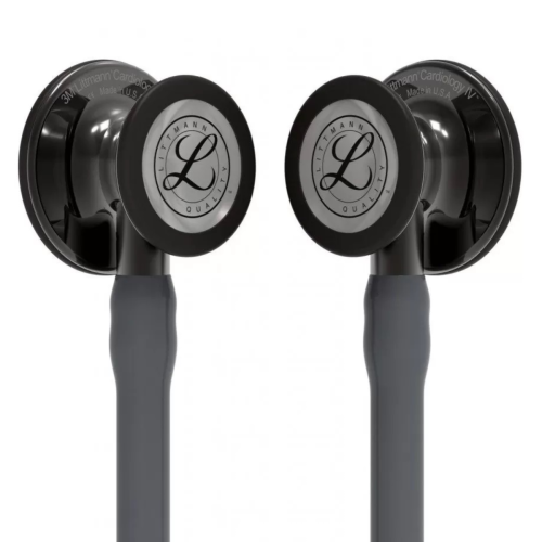 3M™ Littmann® Cardiology IV™ Stethoscope, Smoke Chestpiece - Grey Tube & Smoke Stem (27") = 350-6238