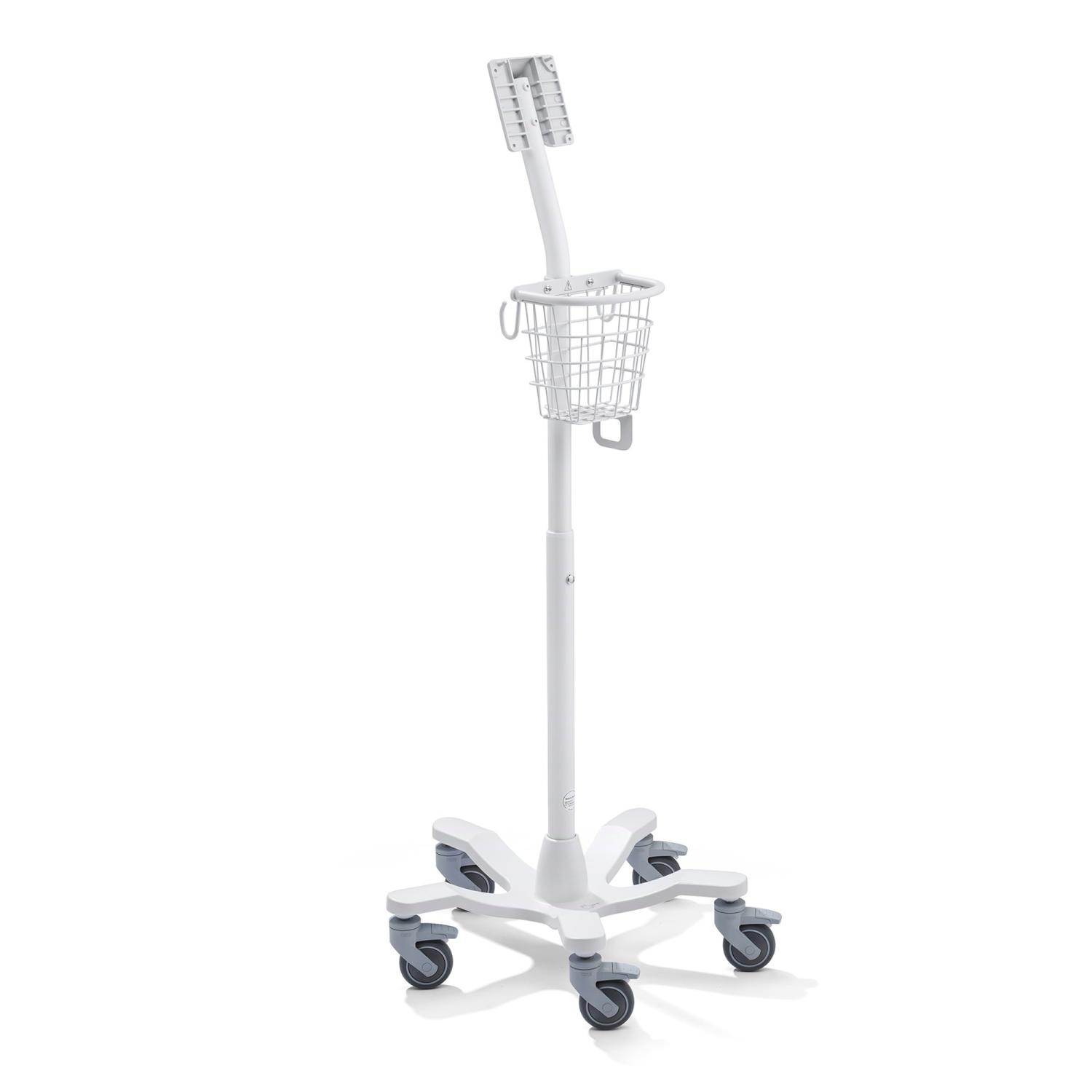 Mobile Stand with Basket for Welch Allyn Spot Vital Signs 4400