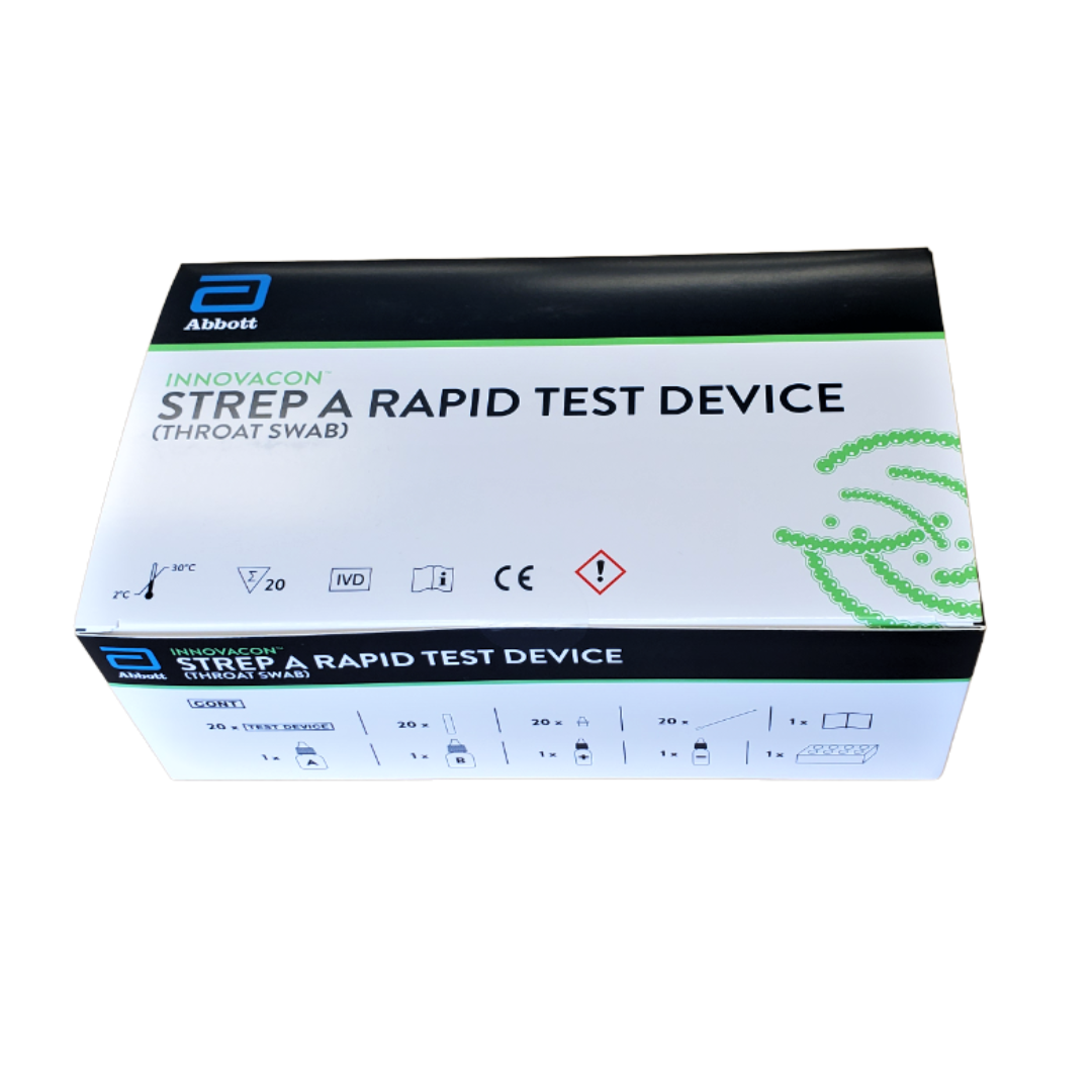 Strep A Test Kits by Innovacon 20/Box Medical Supplies