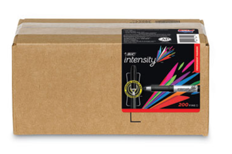 Intensity Fine Tip Permanent Marker Xtra Value Pack, Fine Bullet Tip, Black, 200/Carton