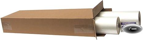 Standard School Thermal Laminating Film, 3.0 mil - 27"  250' Roll, 1" Core, 2 Rolls/Box