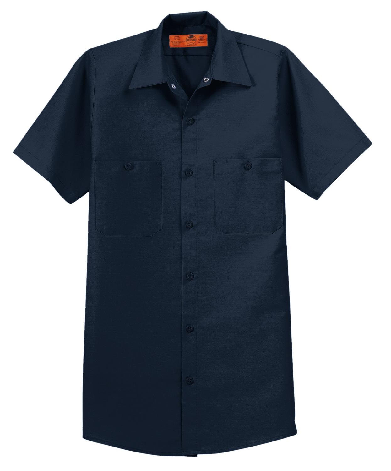 Red Kap® Short Sleeve Industrial Work Shirt - Navy