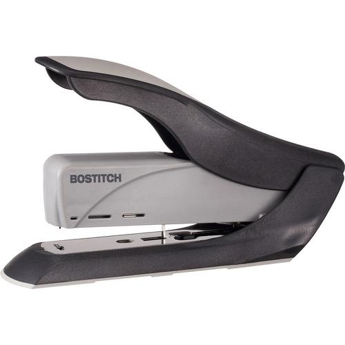 Bostitch Spring-Powered 60 Heavy-Duty Stapler, 60 Sheets Capacity - Black, Gray