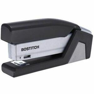 Injoy Spring-Powered Compact Stapler, 20-Sheet Capacity, Black