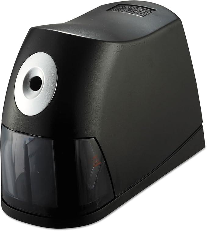 Electric Pencil Sharpener, Ac-Powered, 2.75 X 7.5 X 5.5, Black