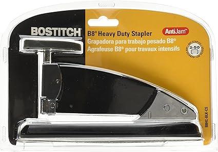 Stanley Bostitch B8HC AnitJam B8 20 Sheet Capacity Heavy Duty Stapler, Black