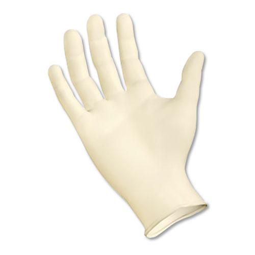 Boardwalk Powder-Free Synthetic Examination Vinyl Gloves, Medium, Cream, 5 Mil, 100/box