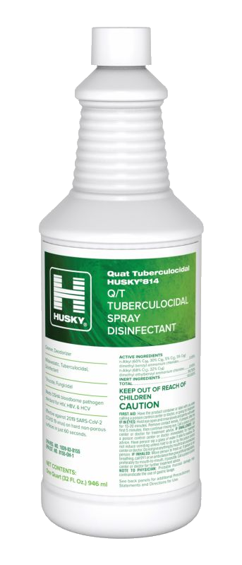 Husky 824 Q/T Tuberculocidal Spray Disinfectant Cleaner 12/32oz/CS