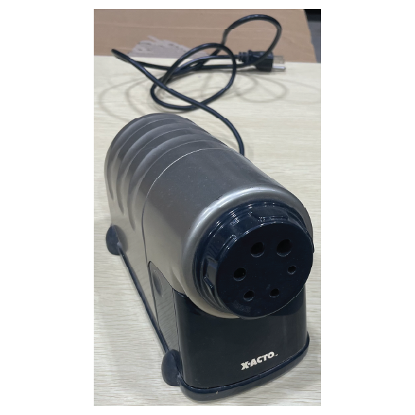 X-ACTO® Mighty Pro Electric Pencil Sharpener, AC-Powered, 4 x 8 x 7.5, Black/Smoke