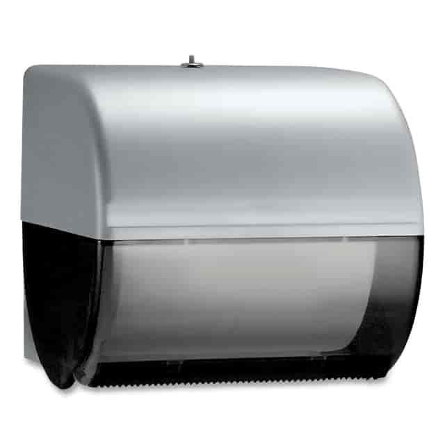 Kimberly-Clark Omni Roll Towel Dispenser, 10.5 x 10 x 10, Smoke Gray