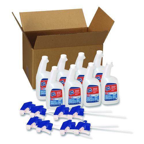 Disinfecting All-Purpose Spray And Glass Cleaner, Fresh Scent, 32 Oz Spray Bottle, 8/Carton
