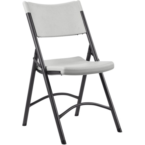 Lorell Heavy-duty Tubular Folding Chairs, 4/CT