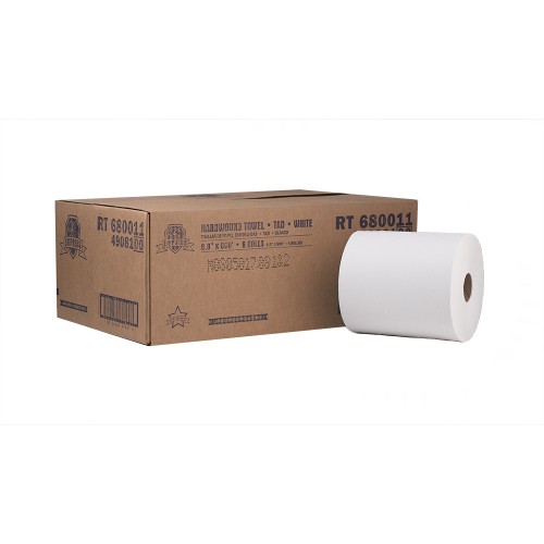 Empress TAD Premium Hardwound Towel 7.875" X 800' White 6 Rolls