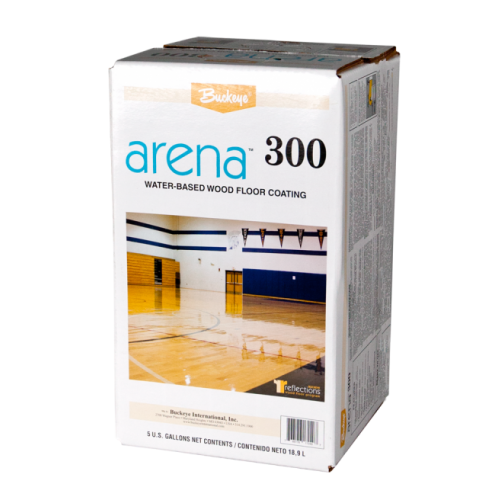 Buckeye Arena 300 Water-Based Wood Floor Coating-5 Gal.