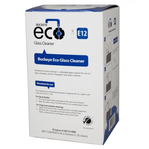 Buckeye® Eco® E12 Glass Cleaner HD - 4/1.25 L