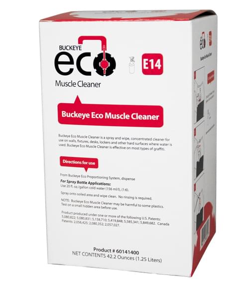 Buckeye Eco E14 Muscle Cleaner - 4/1.25 L