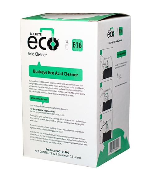 Buckeye Eco E16 Acid Cleaner - 4/1.25 L