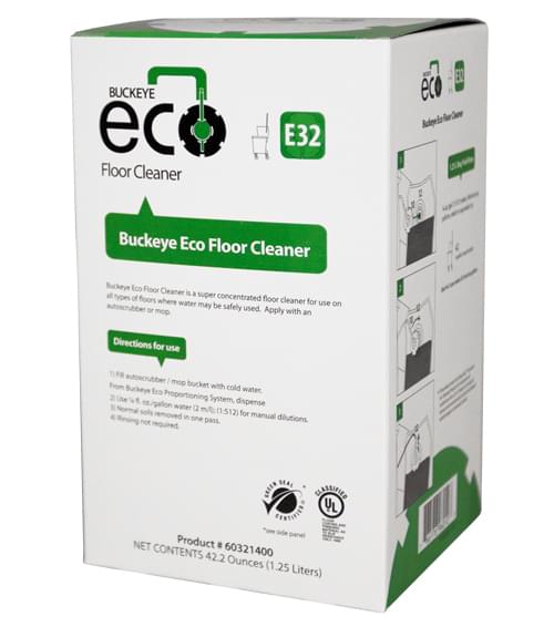 Buckeye Eco E32 Floor Cleaner - 4/1.25 L