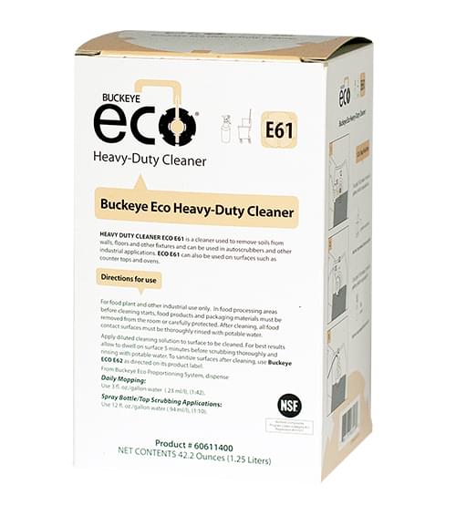 Buckeye Eco E61 HeavyDuty Cleaner 4/1.25 L