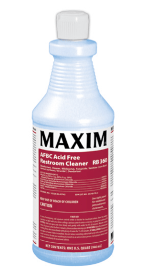 Maxim AFBC Acid Free Restroom Cleaner 32oz