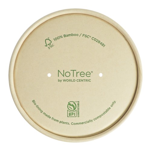 LID Paper - 12-32 oz Paper Bowls, NoTree Paper - Case of 500