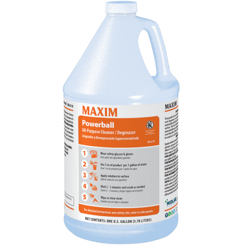 Maxim Powerball All Purpose Cleaner/Degreaser- 4/1 Gal